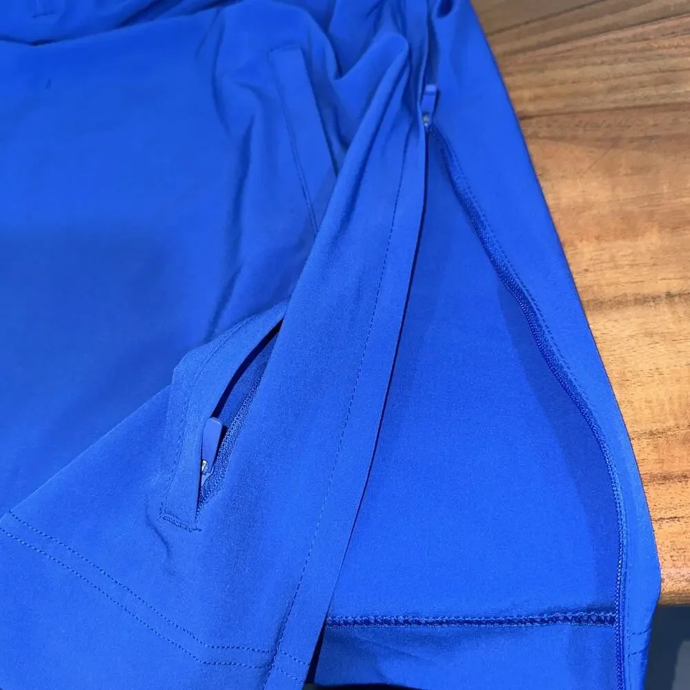 Nike Football Jacket Coaches Sideline 1/4 Zip S/S Blue/White FJ9548 Men Medium
